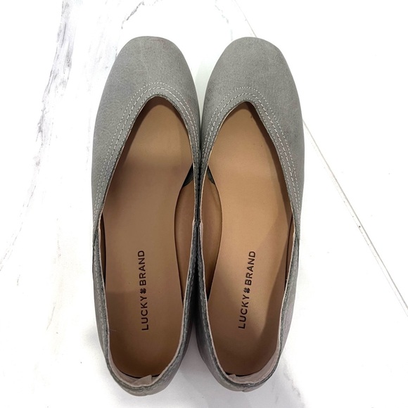 Lucky Brand Women's Gray Flats Lucky Brand Alba Flat 7M - Picture 4 of 6
